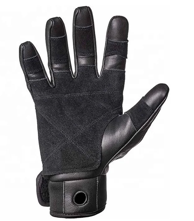 Special Units CE Certified Fast Rope Gloves Rescue Mountain Climbing Rappelling Safety Gloves Roping Glove