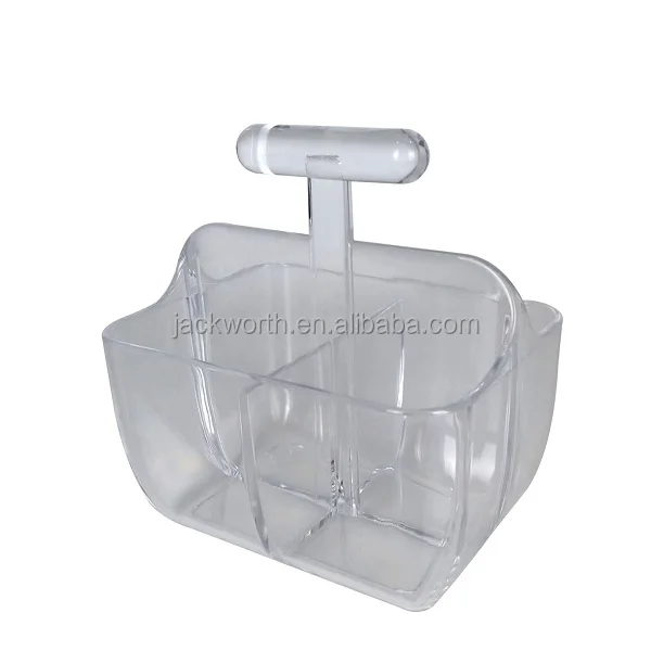 Acrylic utensil holder silver tableware holder