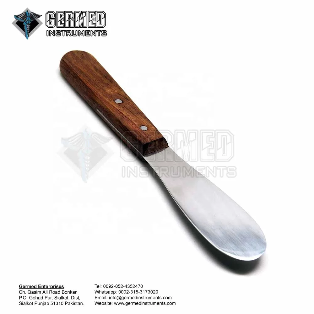 Manufacturer Supplier Sialkot Pakistan Made Dental Lab Spatula 11R Plaster Alginate Stainless Steel / Dental Mixing Spatula