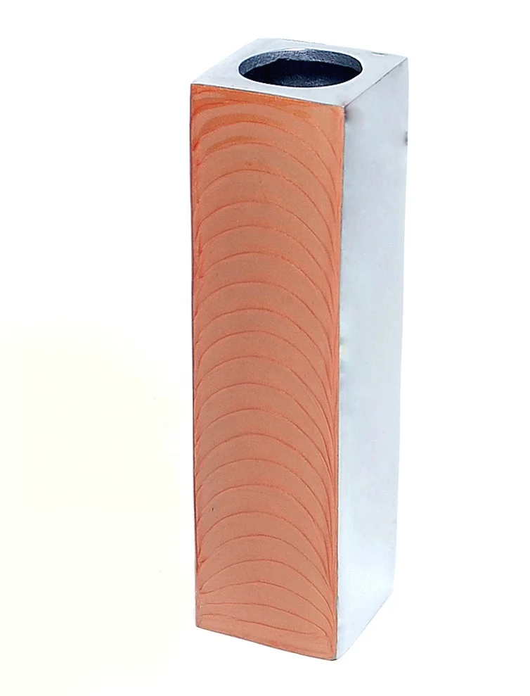 Hot sale handmade vase designs home decoration mirror finishing  recycled aluminum vase