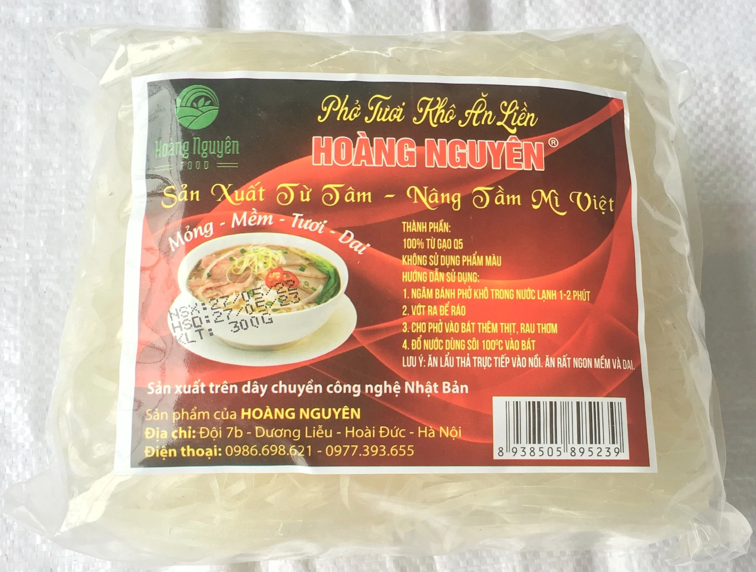 Dried Flat Noodles Instant Noodles Instant Pho Vietnam Pho Noodles Whole Price Good Tasting Food OCOP Bag Vietnam Origin