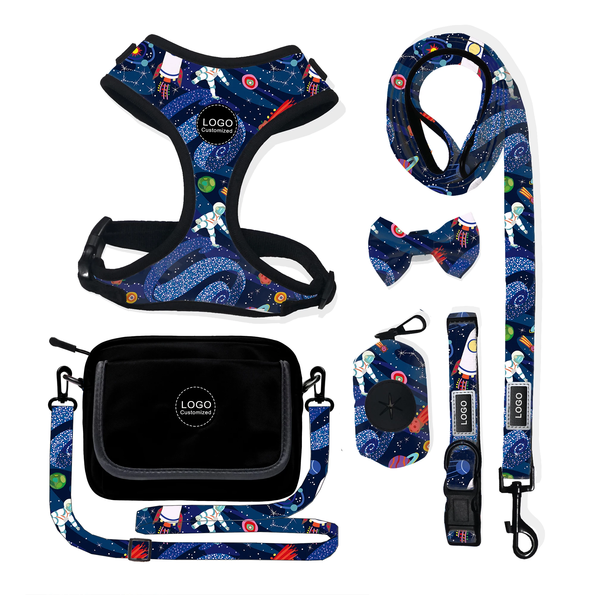 leash webbing nylon collar wild one show lead 2022 dog harness soft free sample pet leashes custom design with metal buckle