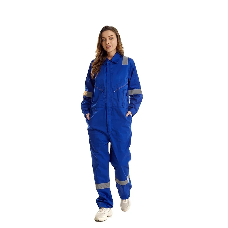 Wholesale Workwear FR Fire Retardant Safety Nomex Coverall  Anti-Cut Water-Proof Made PP Cotton Leather PE