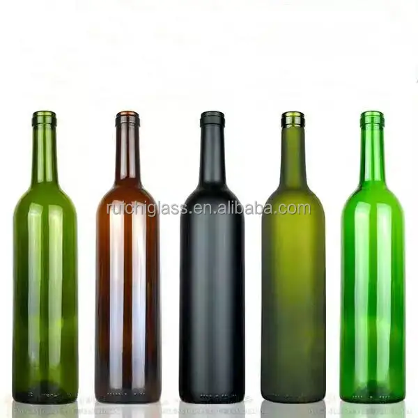 Red Wine Glass Bottle Manufacturer 1500 Ml 1.5 L Large Capacity  French Green Magnum Glass Wine Bottle