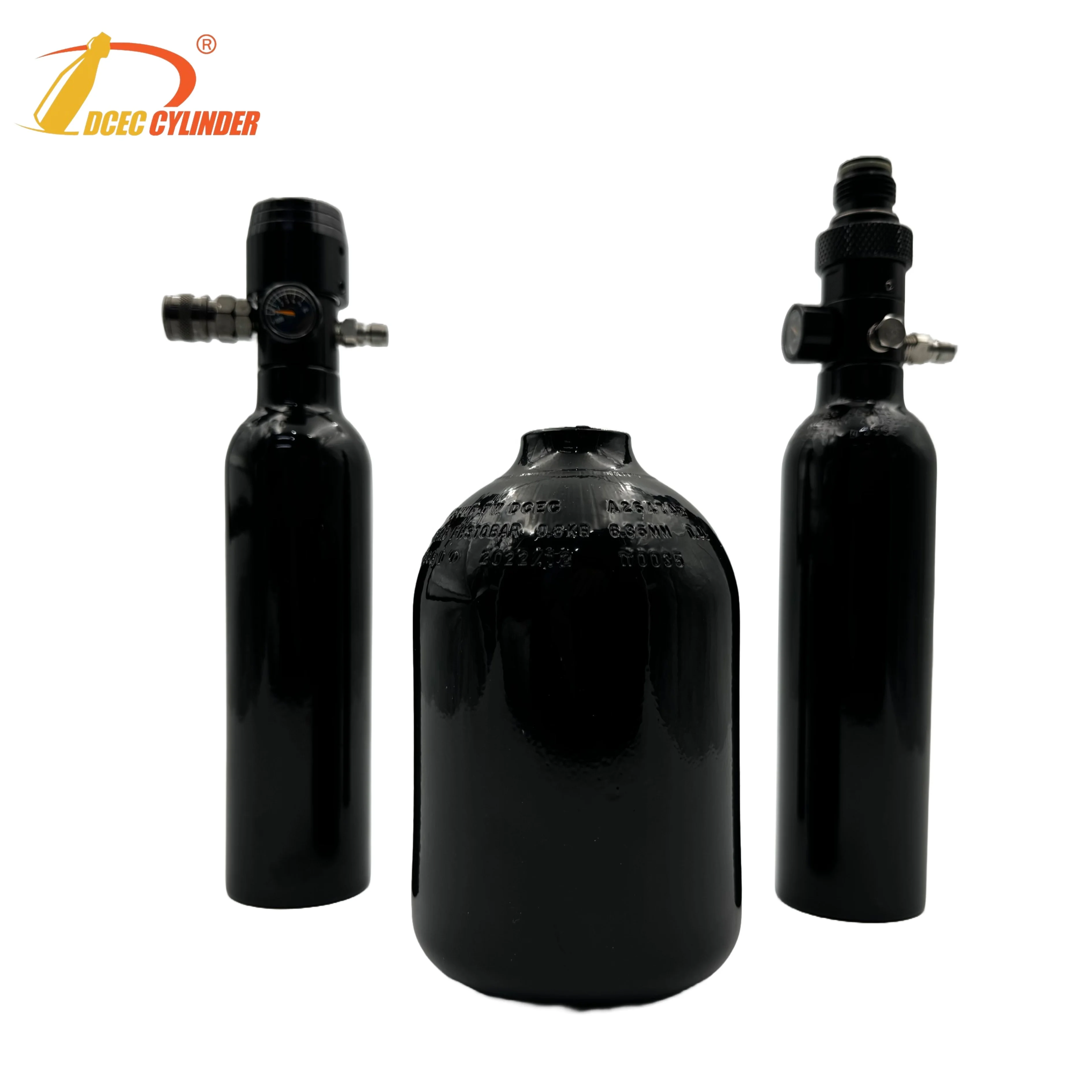 Durable Compressed TPED certificate 26ci Air Tank for Paintball and Airsoft HPA Tank with 4 position regulator