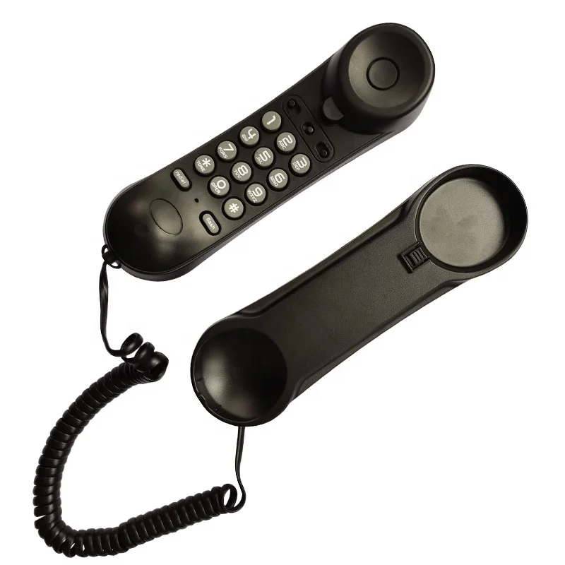 Hotel Trim line Phone Portable Slim Handset Wall Corded  Telephone Set