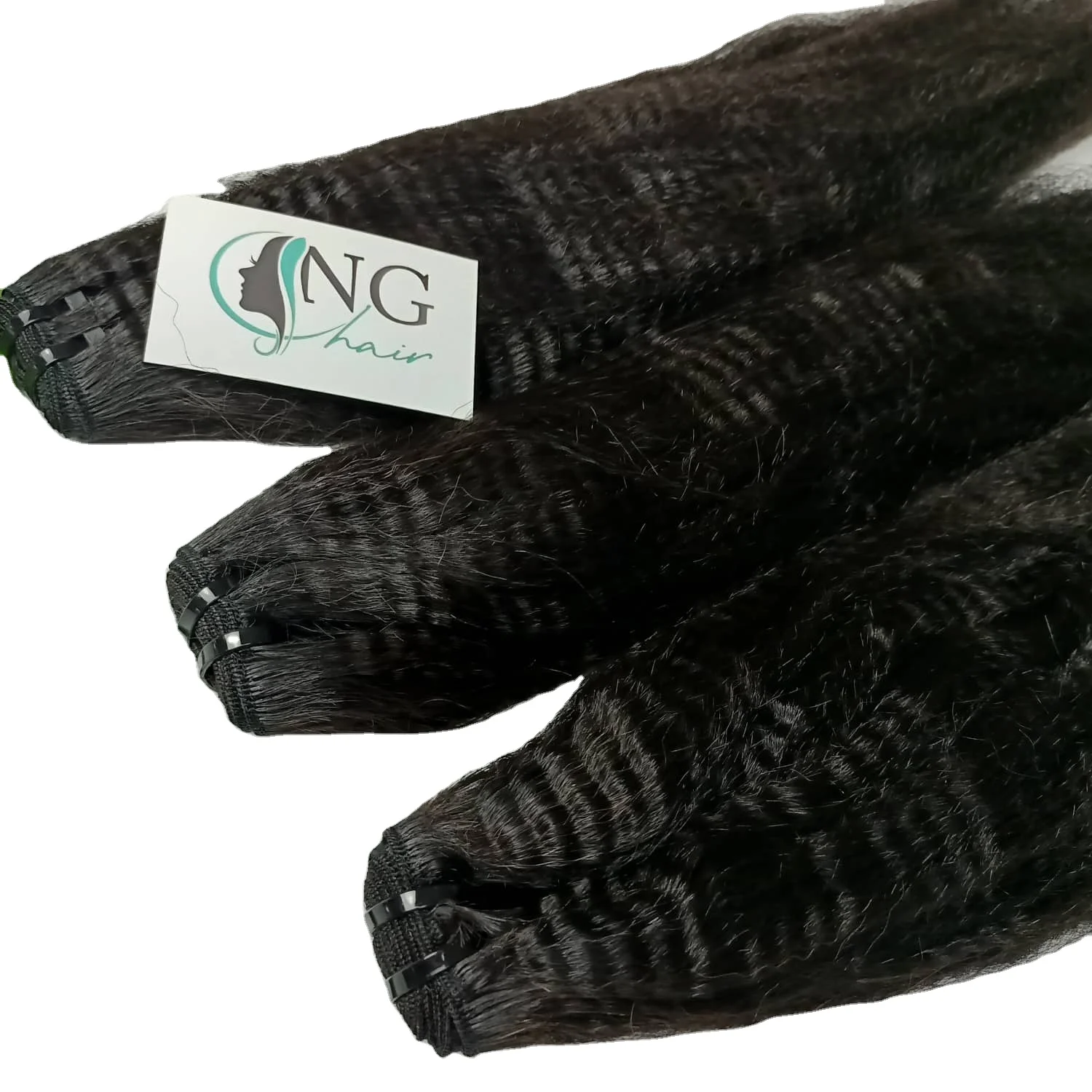 Bundles Kinky straight Hot Selling, Kinky straight Weft wig hair Extensions Full Color 100% VietNamses Human Hair Made In VN.