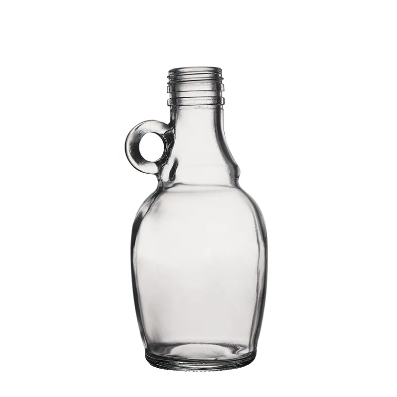Berlin Packaging 1.8L Transparent Beverage Milk Growler Jug drinking juice 0.5 Gallon glass jug set