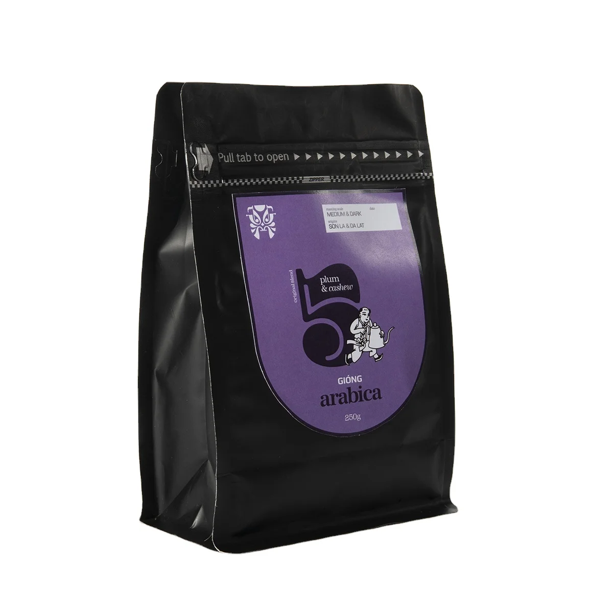 100% кофе Арабика отлично подходит для наполнения и погружения смесь Giong 2 соединение легкое среднее обжарение целых бобов