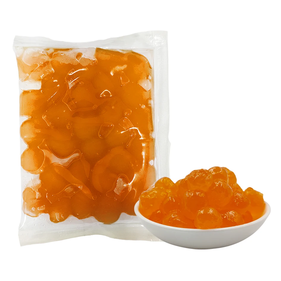 Пузырьковый чай Boba с мгновенным Апельсиновым вкусом жемчужины для молочного чая