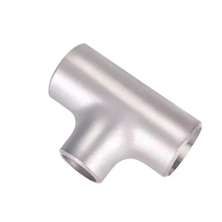 ANSI B16.9 ASTM SA403 WP304 SMLS сварные прямые редуцирующие 304 тройники из нержавеющей стали