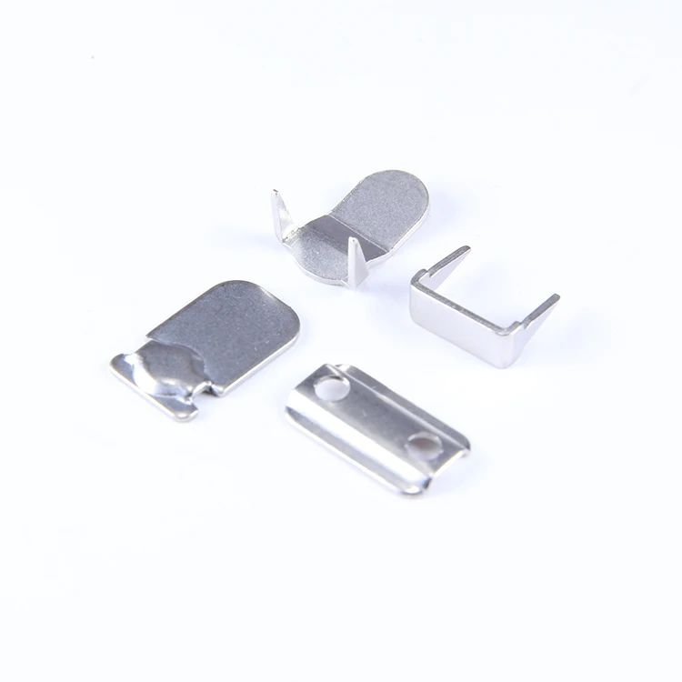 Brass small size durable 4 parts trouser hook