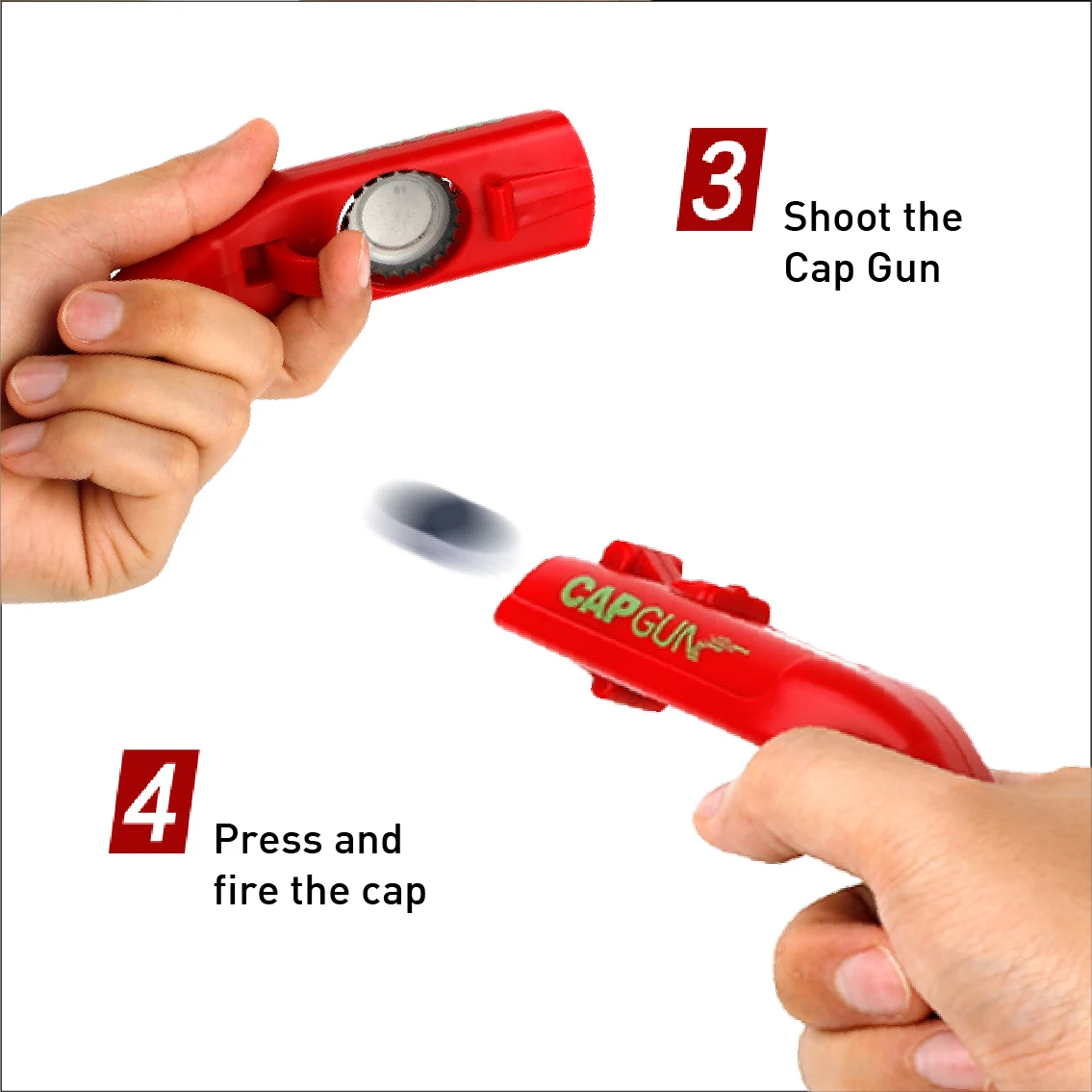 Novelty Cap Gun Bottle Opener Funny Football Drinking Game Beer Table Soccer Board Game Set