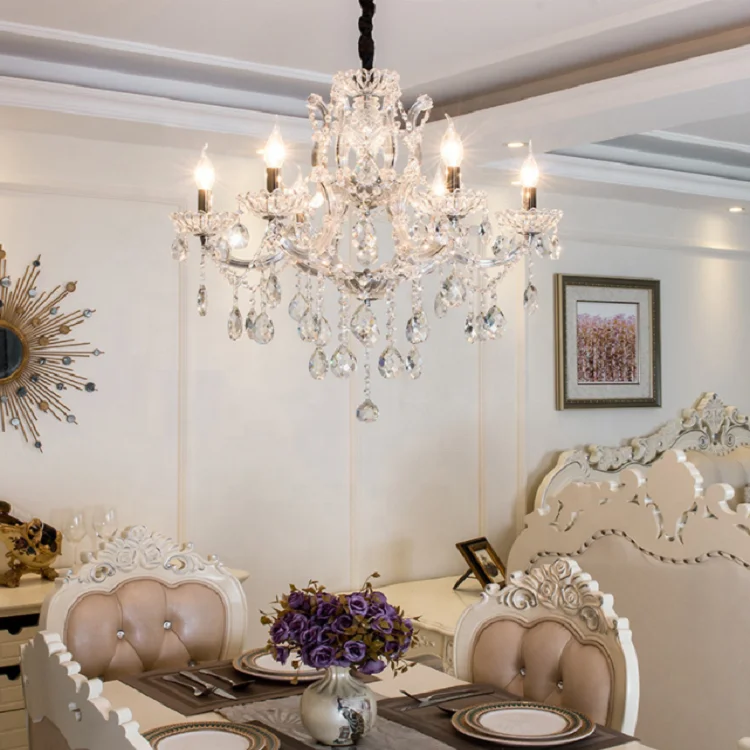 JYLIGHTING Luxury Crystal Chandeliers Modern Glass Hanging Lamps Living Room Hotel Decor Ceiling Lighting Pendant Chandelier