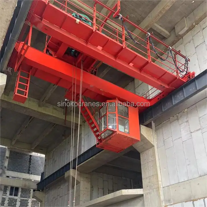 Heavy Duty Foundry  Ladle Lifting Double Girder Overhead Travelling Crane For Steel Mill