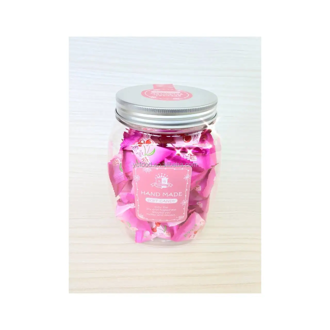 
Taiwan candy Vegetarians Cherry Flavor Candy bottle 