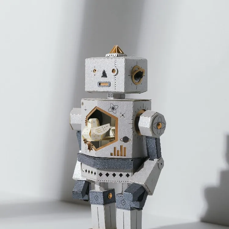 [4R] Luxury Custom Cosmic Robot DIY Paper Craft Design Miniature