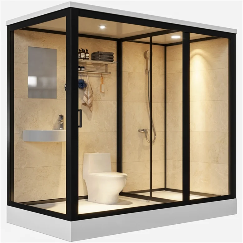 Smart Glass Shower Door Enclosure Shower Door With Frame Shape Cheap Shower Door Black Cabin