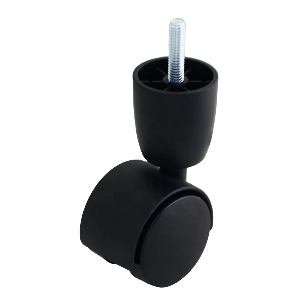 Mini Twin wheel caster with swivel plate Furniture