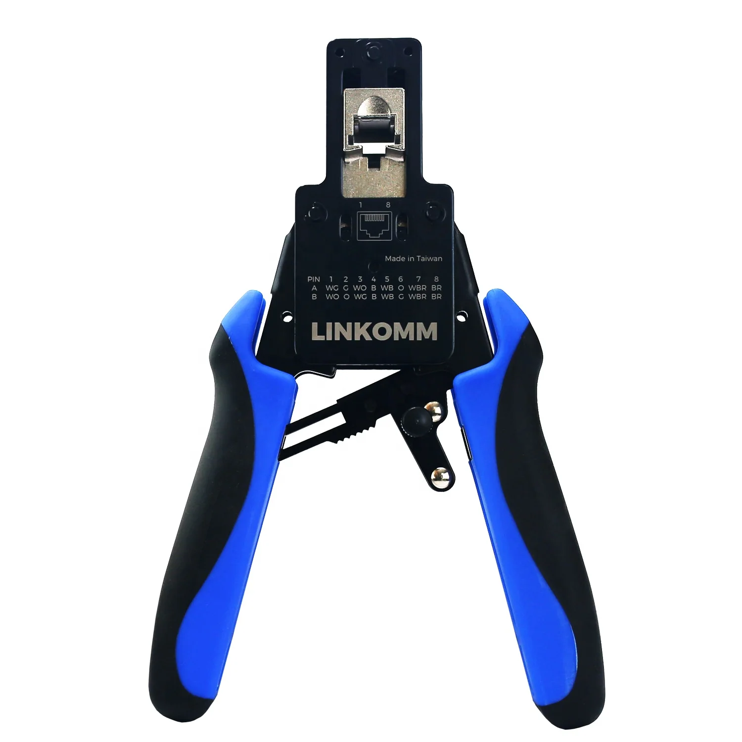 RJ45 End-Pass-Through Modular Plug Crimping Tool - High Quality - Made in TAIWAN