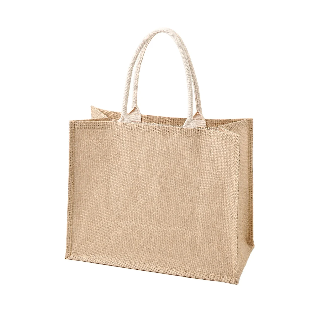 Excellent Quality Low Price 100% Nature Jute Shopping Bag From Bangladesh