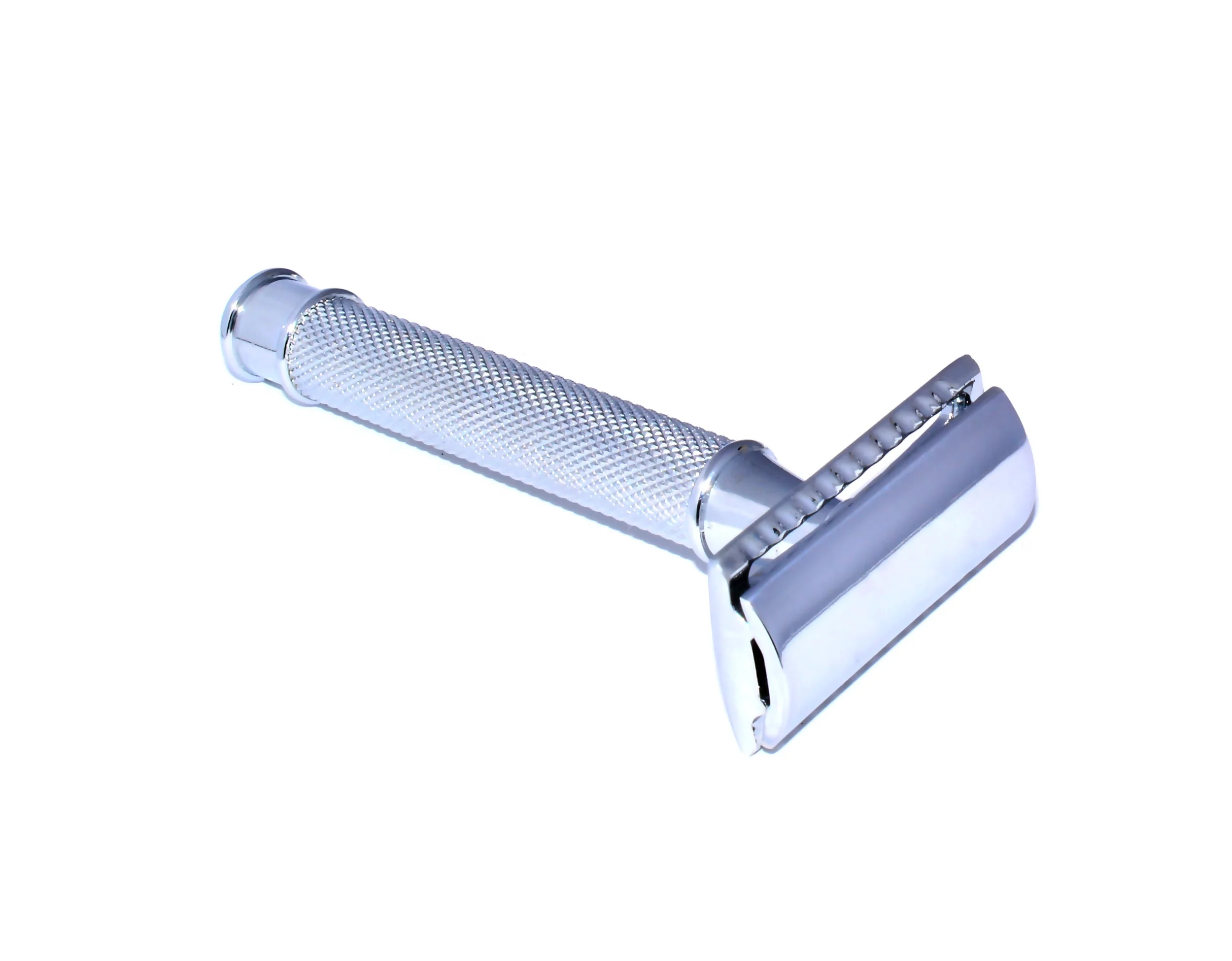 Double Edge Blade Silver Stainless Steel Safety razor Zero Waste Razor Eco Friendly Metal Handle Safety Razor  MSE 34