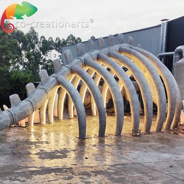 Museum decoration artificial dinosaur skeleton model from Zigong
