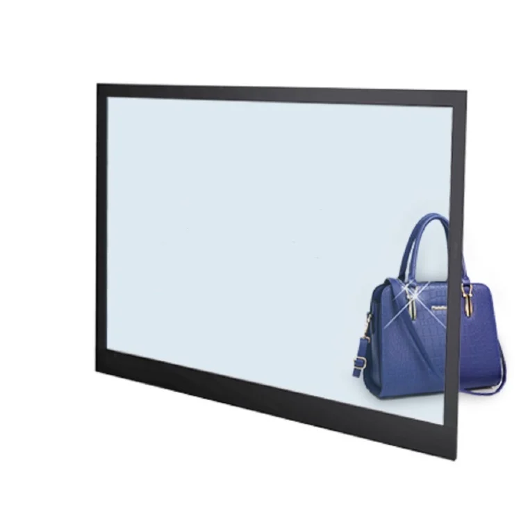 hologram digital signage see through transparent lcd display
