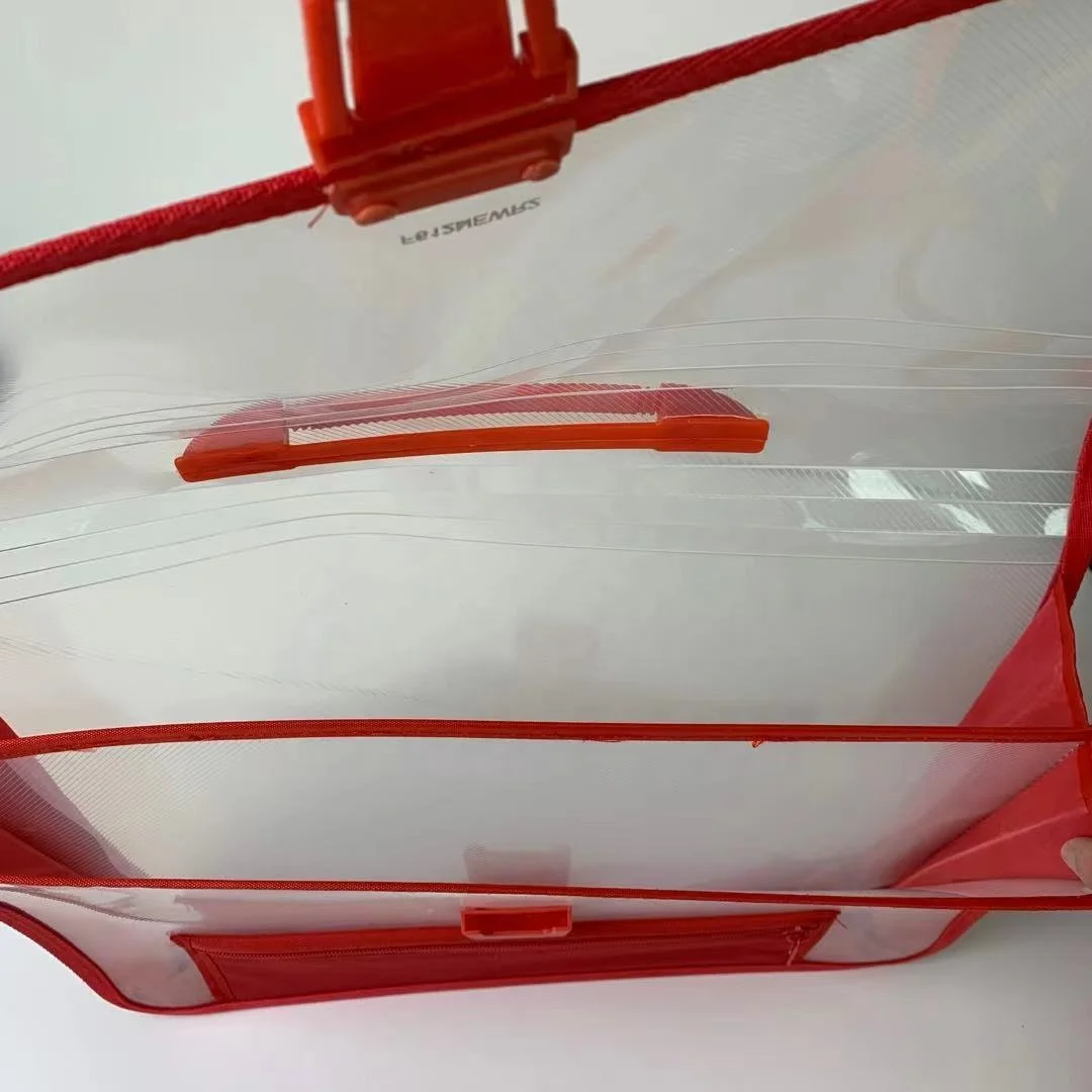 Индивидуальная высококачественная прозрачная сумка для документов A4 папка файлов расширяющаяся