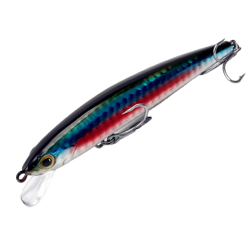 Kingdom 2023 New Design Minnow Lure 80/90/110mm OEM Price Hard Plastic Seabass Lure Jerkbait Minnow Fishing Lure For Freshwater