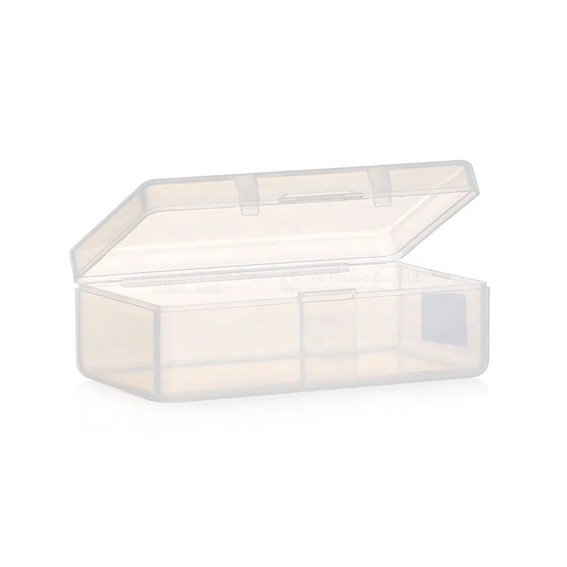 Factory Direct Plastic Packaging Box Small Hinged Plastic Box with Different Styles