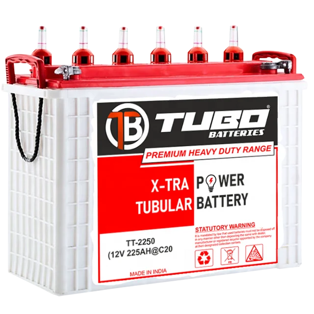 Long Life High Quality Tubular Battery 225AH 12 Volt Deep Cycle Tubular Battery Low Maintenance Rate of Discharge C10