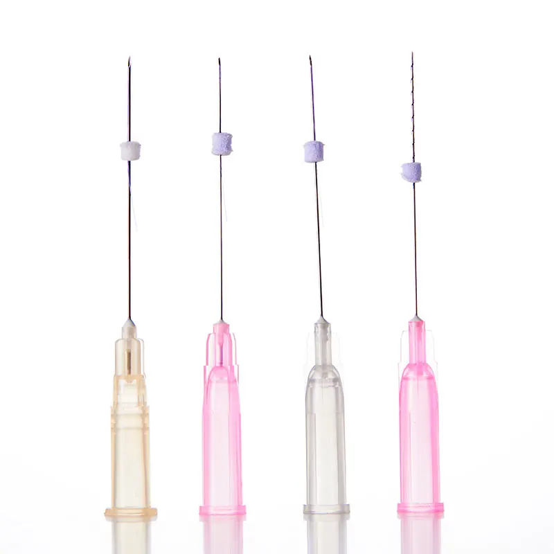 Anti-aging Barbed Suture CE COG 4D L Cannula barbed suture wire fact lift hilos tensores PDO Thread