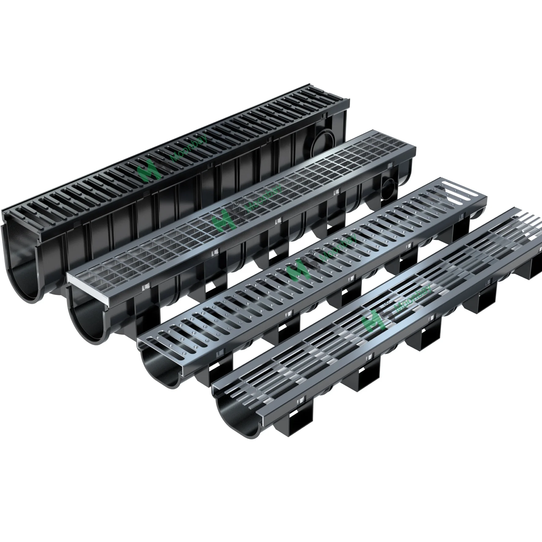 Outdoor Drain Driveway Channel Trench Drain Grate Sewer Trench Cover Drain Channel Grate