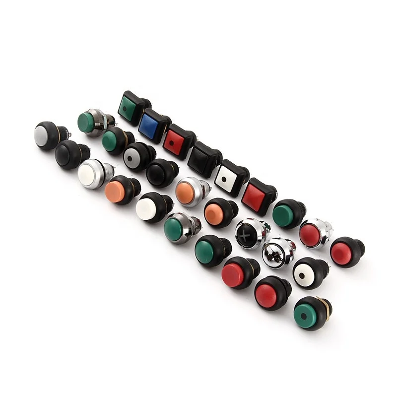 3a spst soldering terminal on-off latching push button switch waterproof ip67