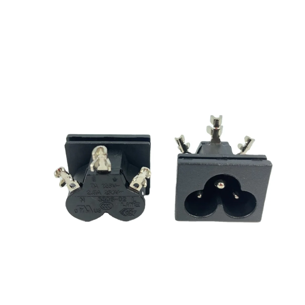 Заводское происхождение розетка переменного тока C6 Разъем питания штекер