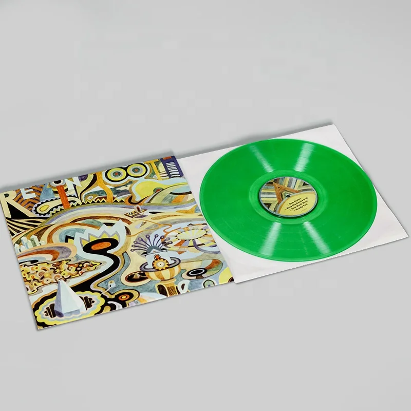 Дешевые 12 дюймов-капельки прозрачно-зеленого цвета виниловых пластинок нажатия винил нажатия виниловых Пользовательские LP нажатия