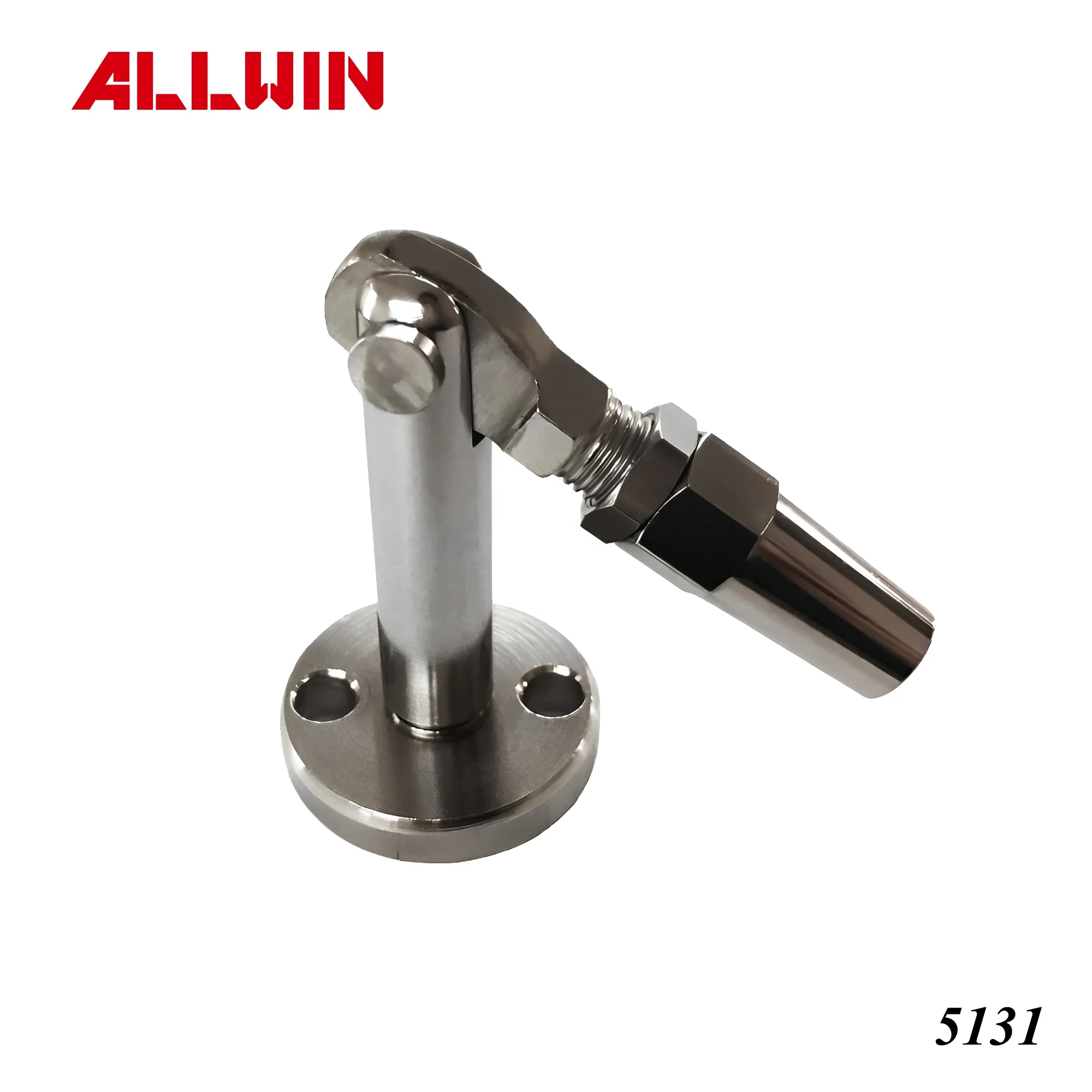 Wall Mounted Adjustable Push Lock SwageLess Wire Rope Cable Fitting Tensioner
