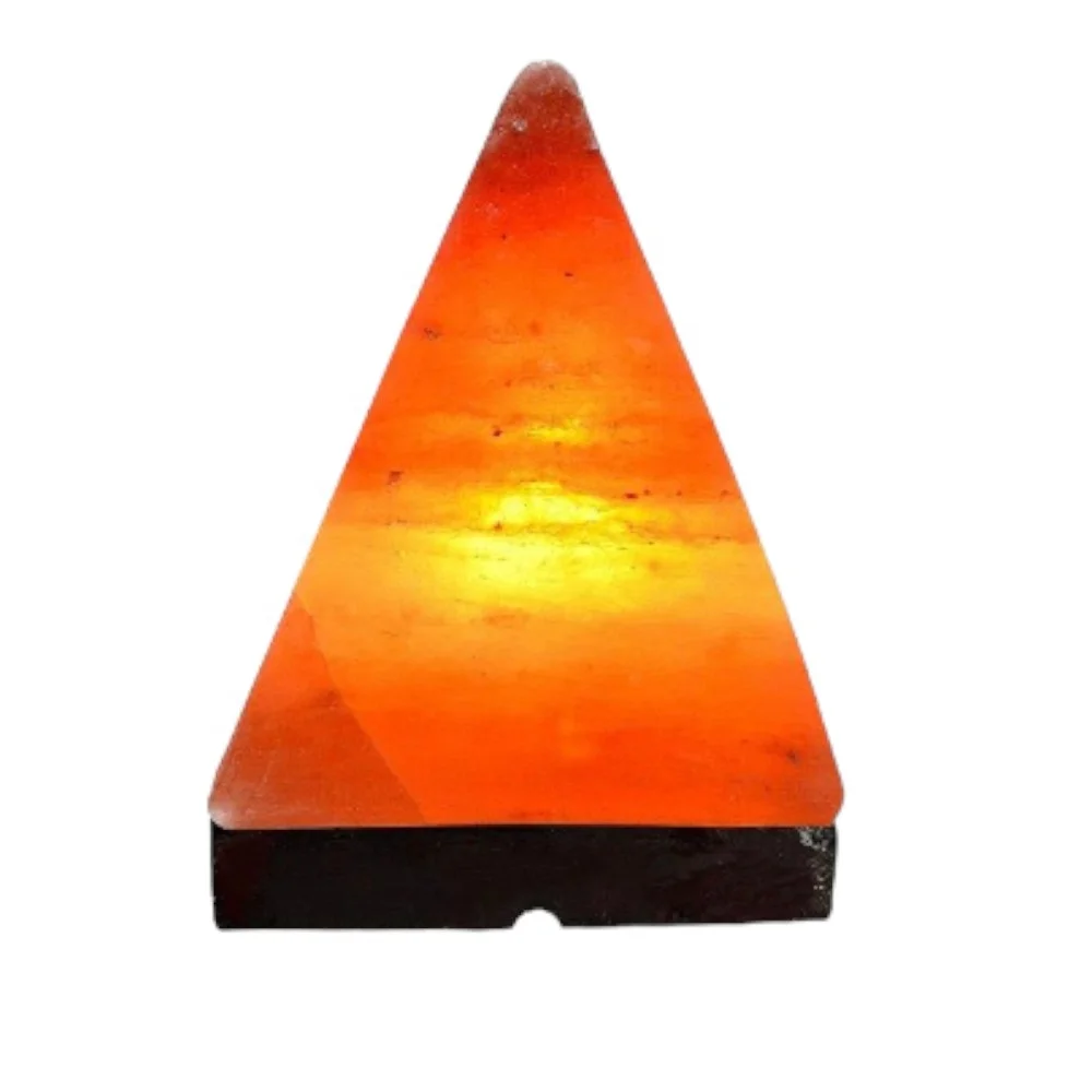 Discover Tranquility in Every Corner with Himalayan White Salt Pyramid Lamp from Sian Enterprises