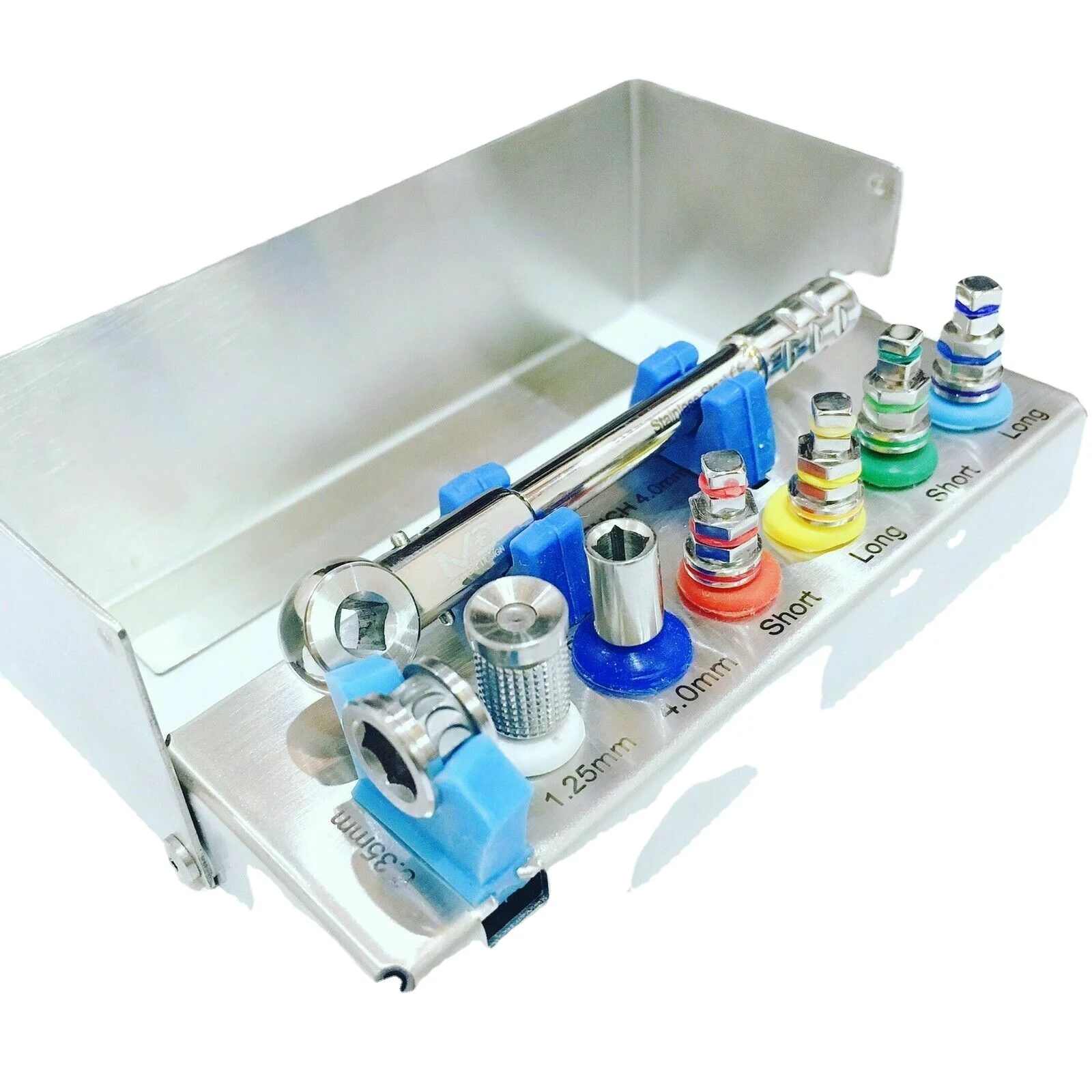 Dental Implant Mini Drivers Kit Multi Universal Ratchet Hand Hex Drivers Stainless Steel