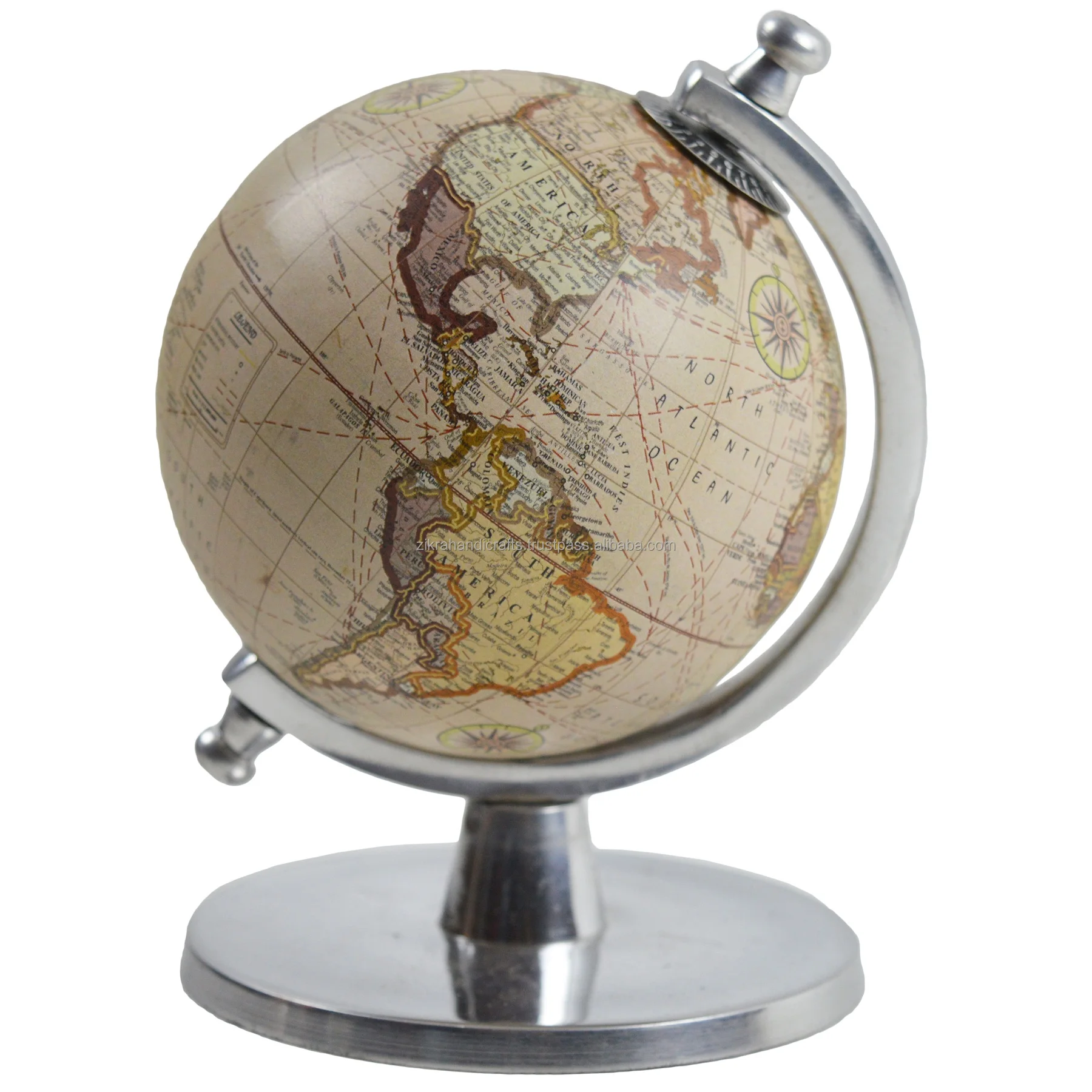 Fresh And Luxury Design World Map Globe With Factory Design Metal Tableware Globe For Office Lab And School Designs Geography