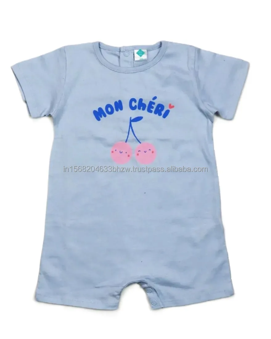 Wholesale Summer Infant Clothing Boutique New Born Baby Boy Clothes Jumpsuit Bodysuit Cotton Romper from india