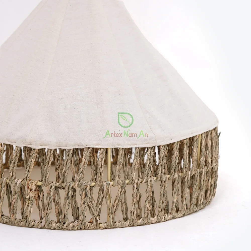Eco friendly scandinavians straw pendant light/seagrass lamp/lamp shade fabric
