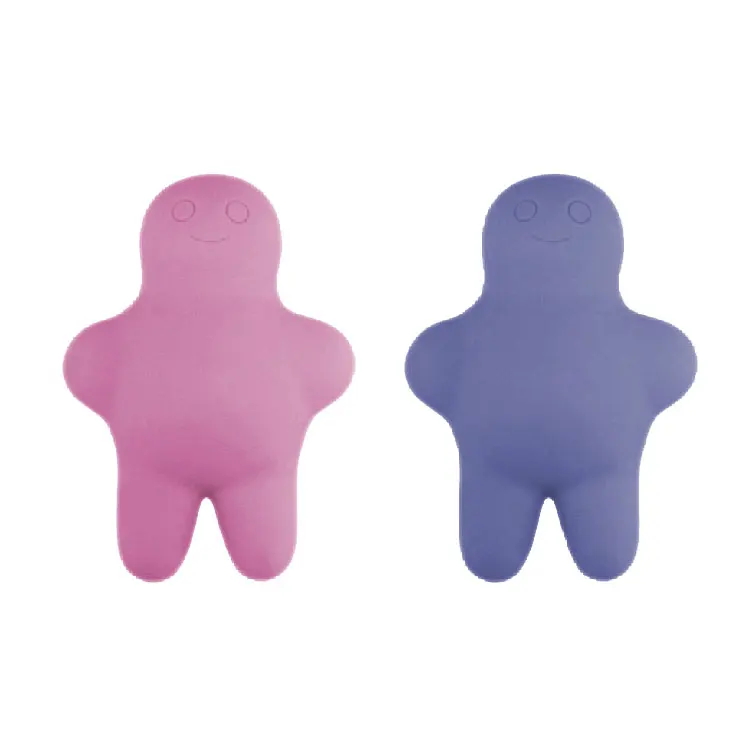 Small goldfish bath toys baby silicone human type cute baby toys