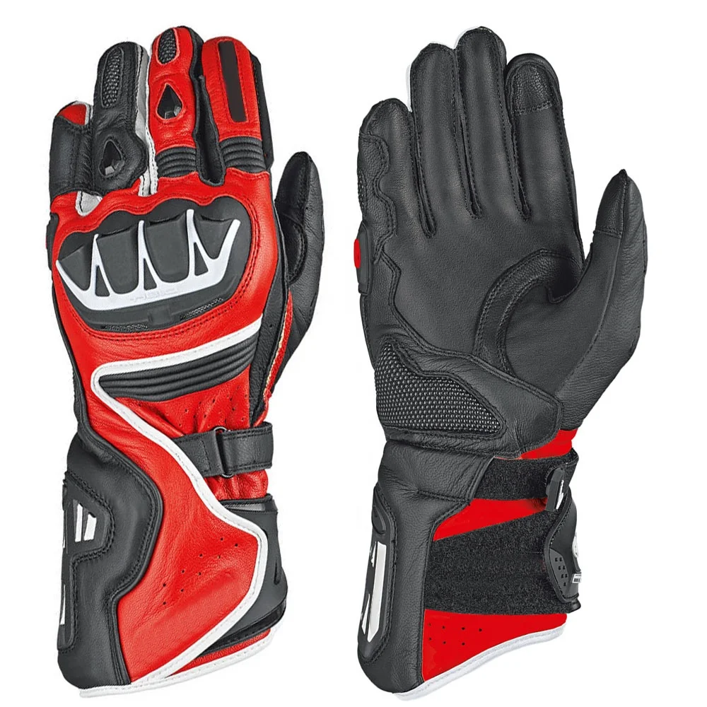 Full Finger Racing Gloves Motorcycle Motorbike Motocross Riding Black Red Sport Non Slip Gloves full finger gloves