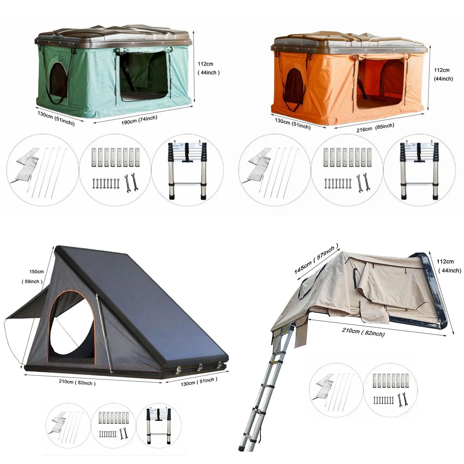 Goedkope auto daktent china with ladder Buitenshuis Camping daktent te koop