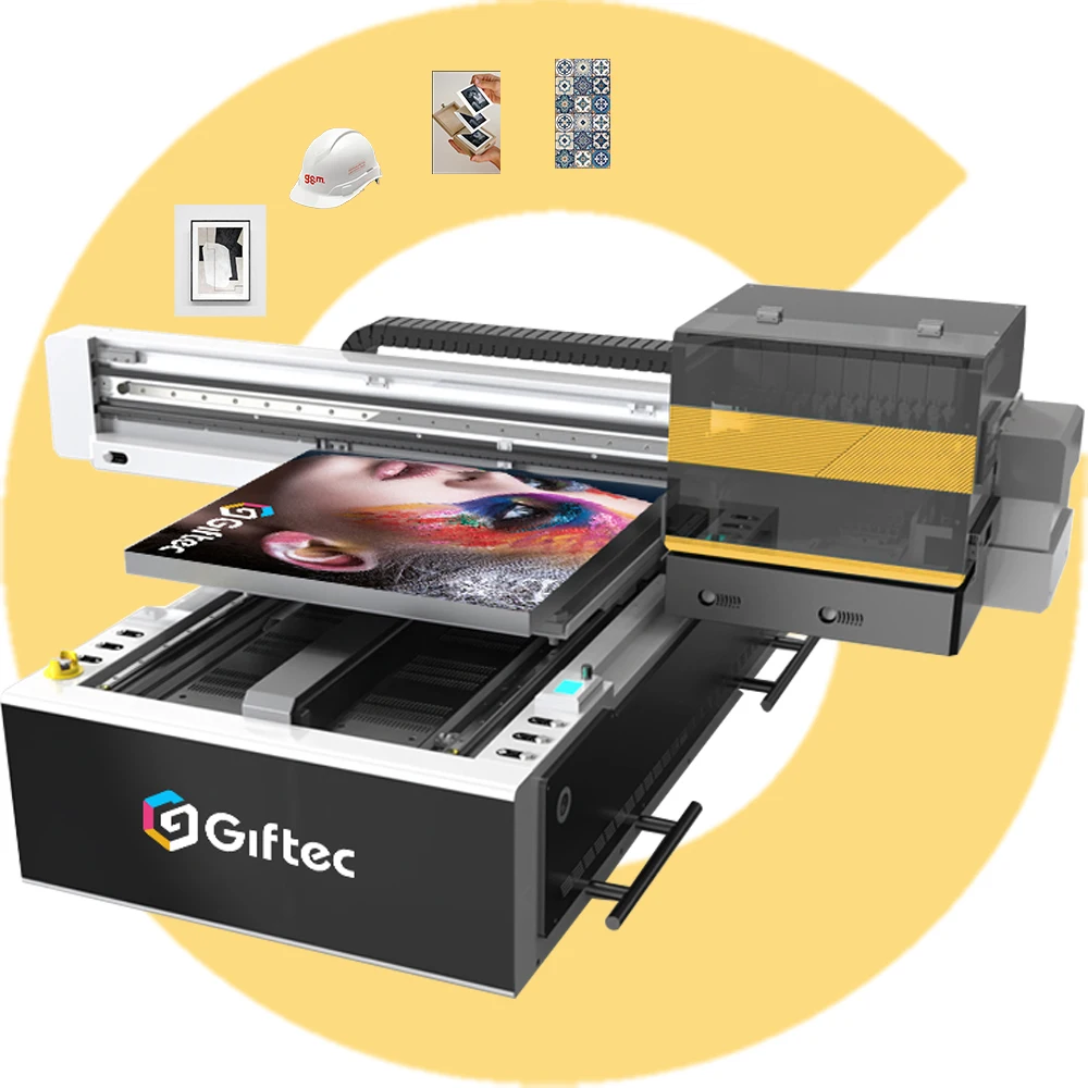 Giftec 2024 новый продукт ldea Sceramics плитка цифровой принтер с отрицательным давлением УФ для акриловой плитки