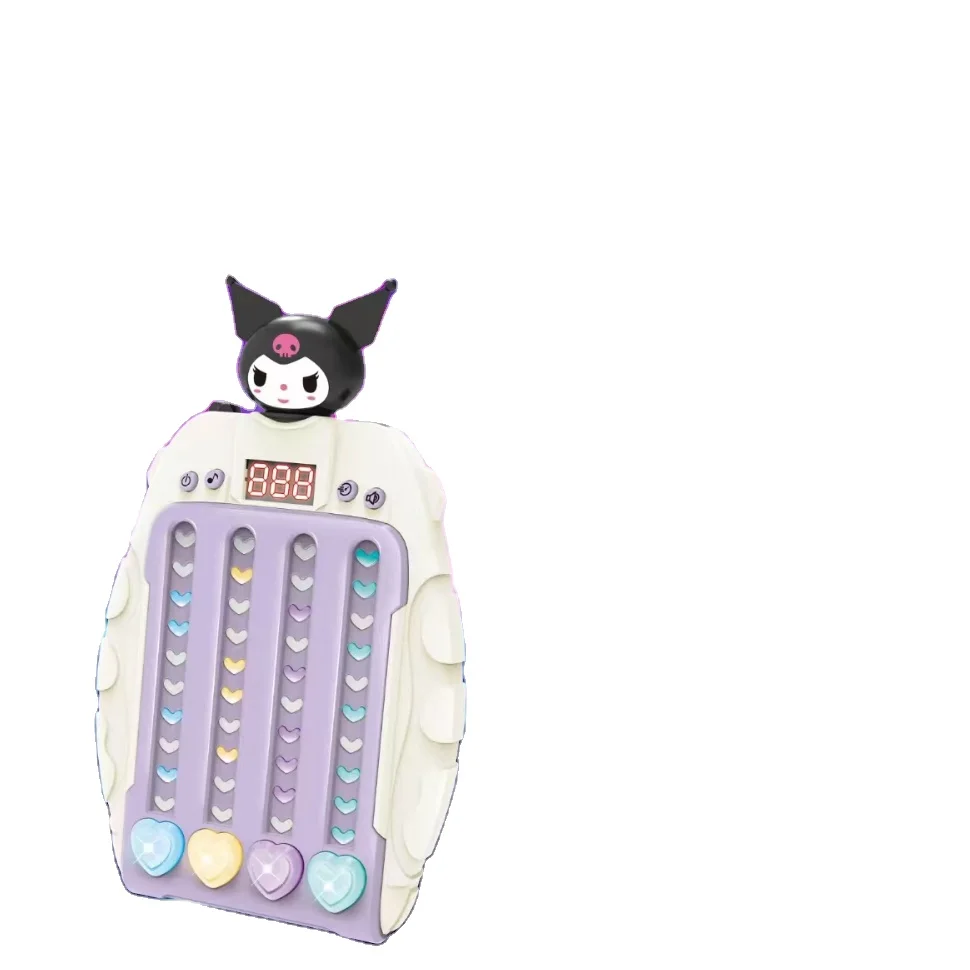 Toys novelties Handheld Rhythm Game Machine Kids Quick Push music Game Rhythm Machine 6 Levels Rhythm Button Game with Lights
