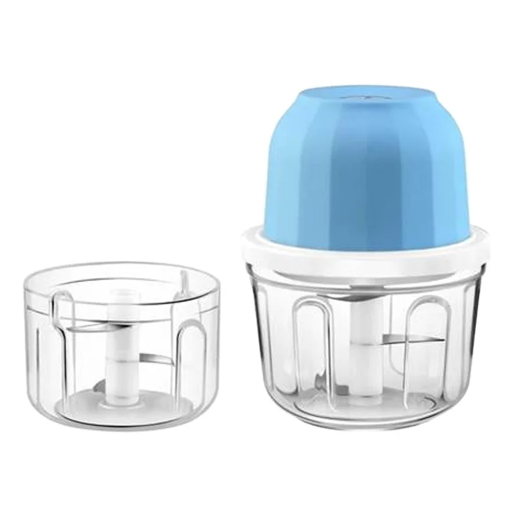 Factory Direct Supply Hot Selling Wireless Electric Cordless Chopper SS Blades One Touch Operation Chopping Mincing Vegetable