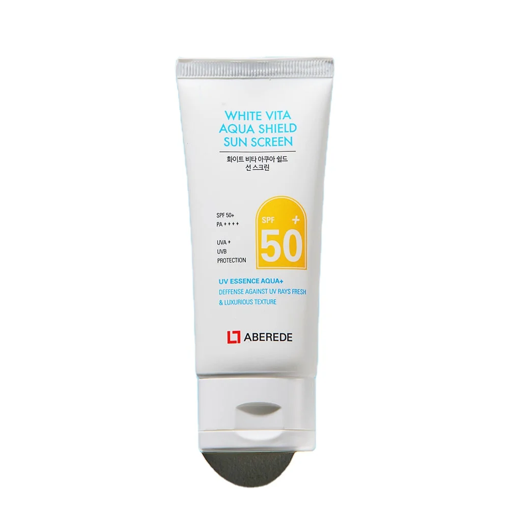 [ABEREDE] Белый Vita Aqua щит солнцезащитный крем SPF50 + PA +++ 50 мл K beauty оптом частная марка корейский